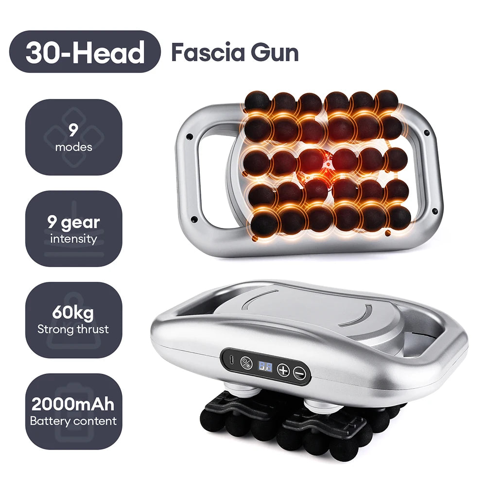 Iebilif Wireless Deep Tissue Fascia Massage Gun 42 Heads