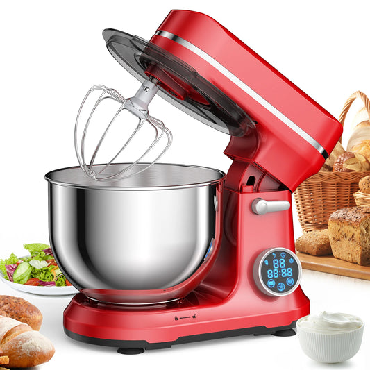 Biolomix 1200W Stand Mixer With 11 Speeds Dough Hook And Digital OLED