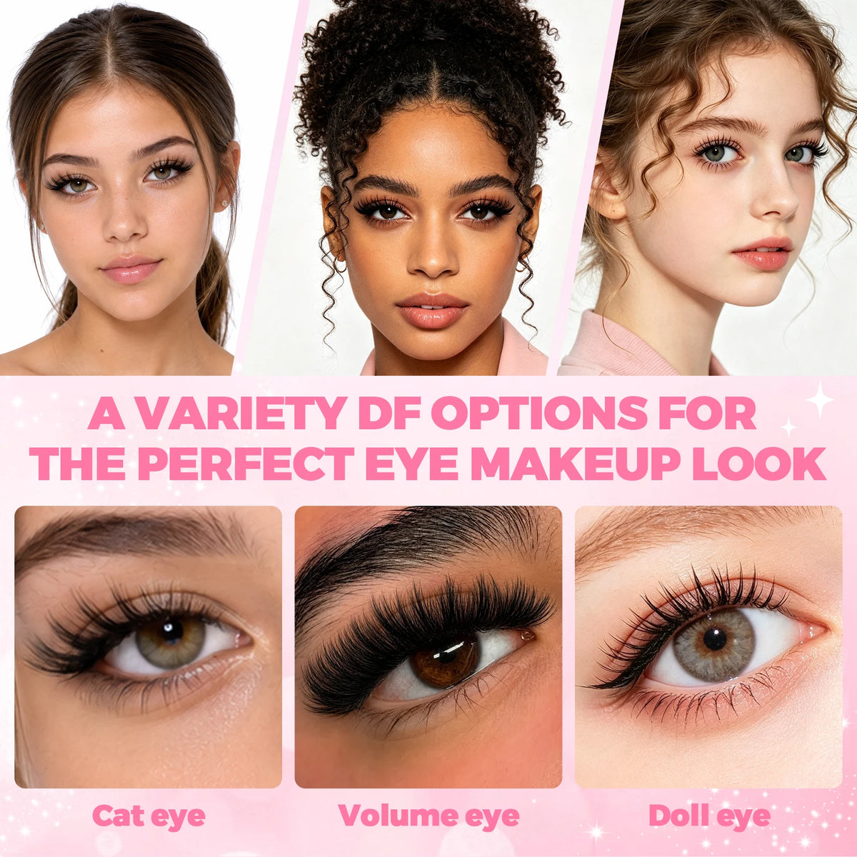 Goiple Lash Extension Kit With Cluster Lashes And Tools