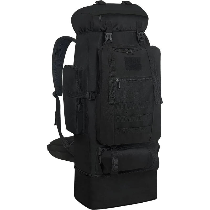 1pc 90L Hiking Daypack Backpack Expandable Waterproof Rucksack for Men Camping Outdoor Sport Traveling Large Capacity Sport
