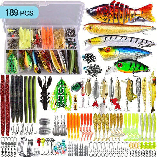 Multifunctional Fishing Bait Kit With Vivid Lure Simulation Angling