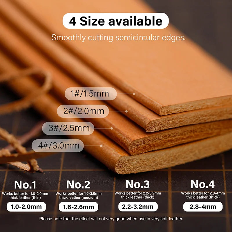 WUTA High Carbon Steel Leather Edge Beveller