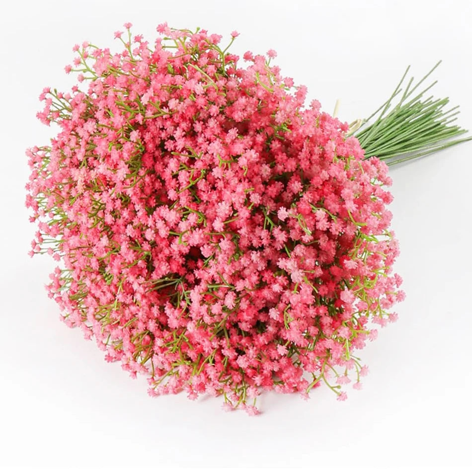 48 Pieces Babysbreath Artificial Flowers Starry Sky Bulk Wedding Decor