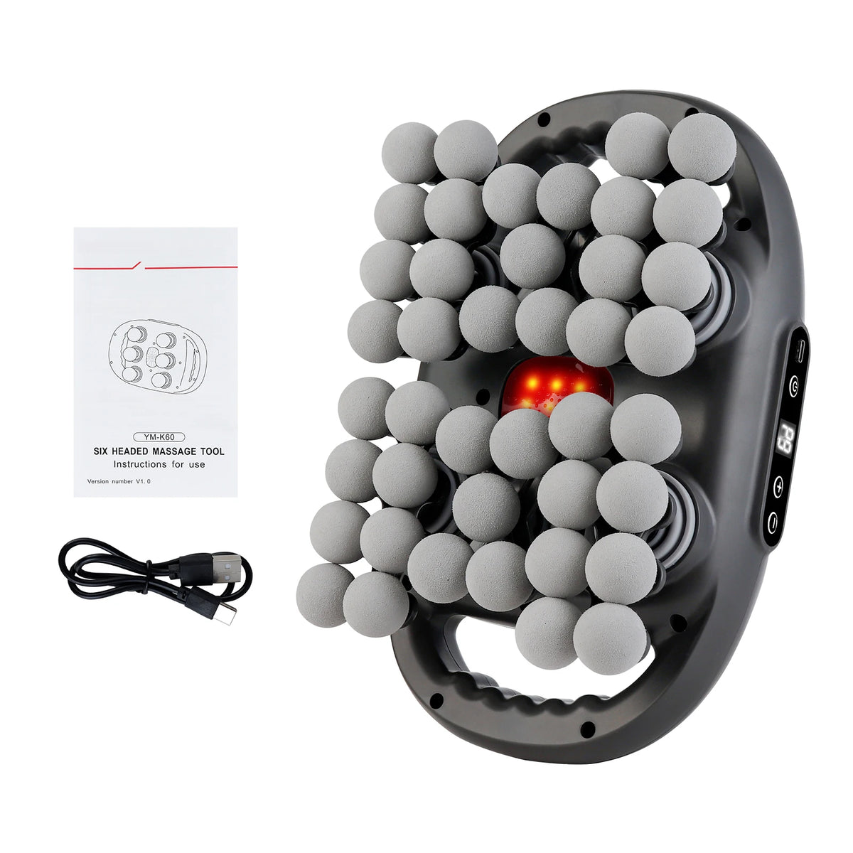 Iebilif Wireless Deep Tissue Fascia Massage Gun 42 Heads