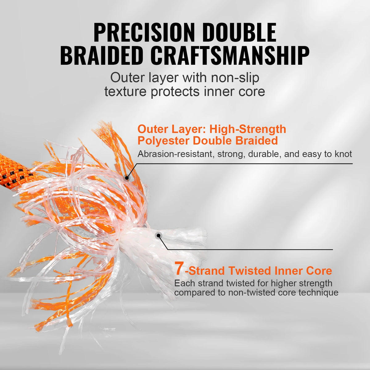 SucceBuy Dual Weave Polyester Cord For Multi Purpose Outdoor Use