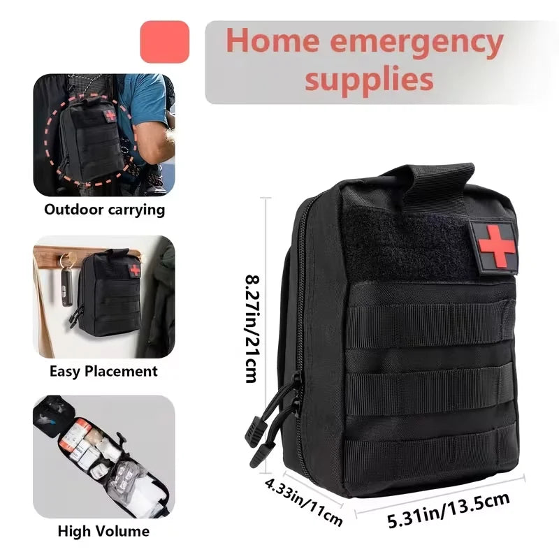Multi Functional Tool Backpack Survival Kit With MOLLE Pouches