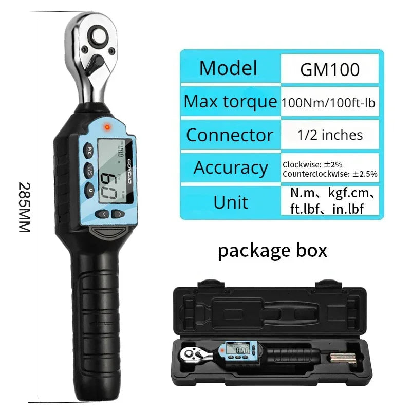 GOYOJO Digital Torque Wrench High Precision For Bikes And Cars