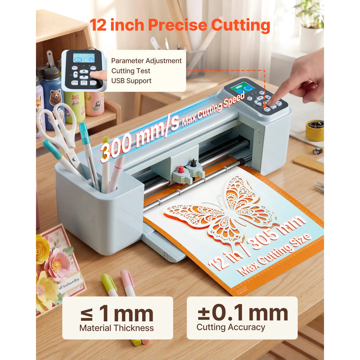 SucceBuy Vinyl Cutting Machine With Screen Control And 5000 Designs