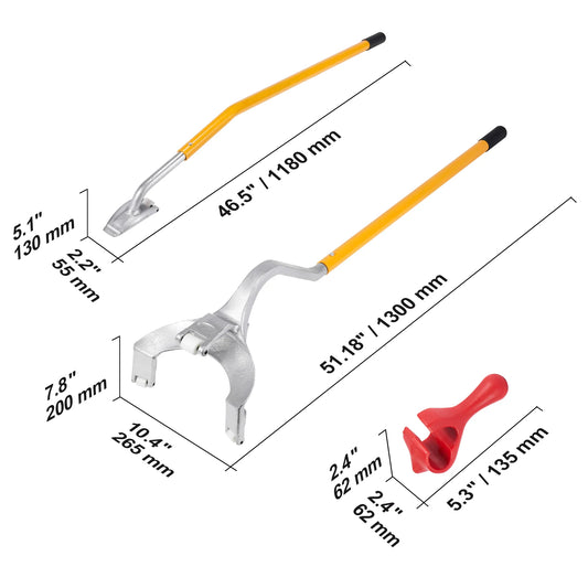 SucceBuy Tire Mount Demount Tool Kit for Car Tires