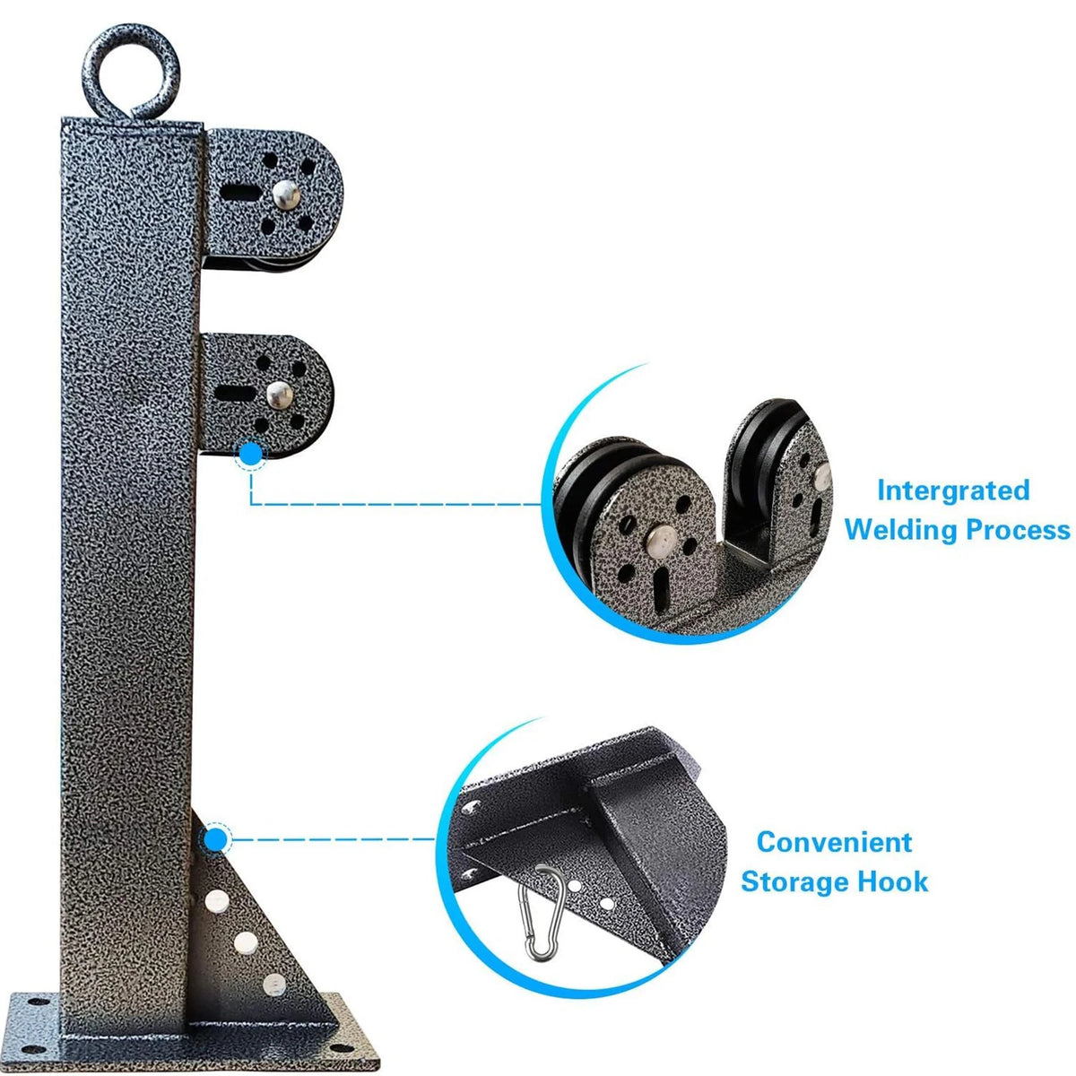 MARSAFIT Wall Mounted Cable Pulley System for Home Gym Training