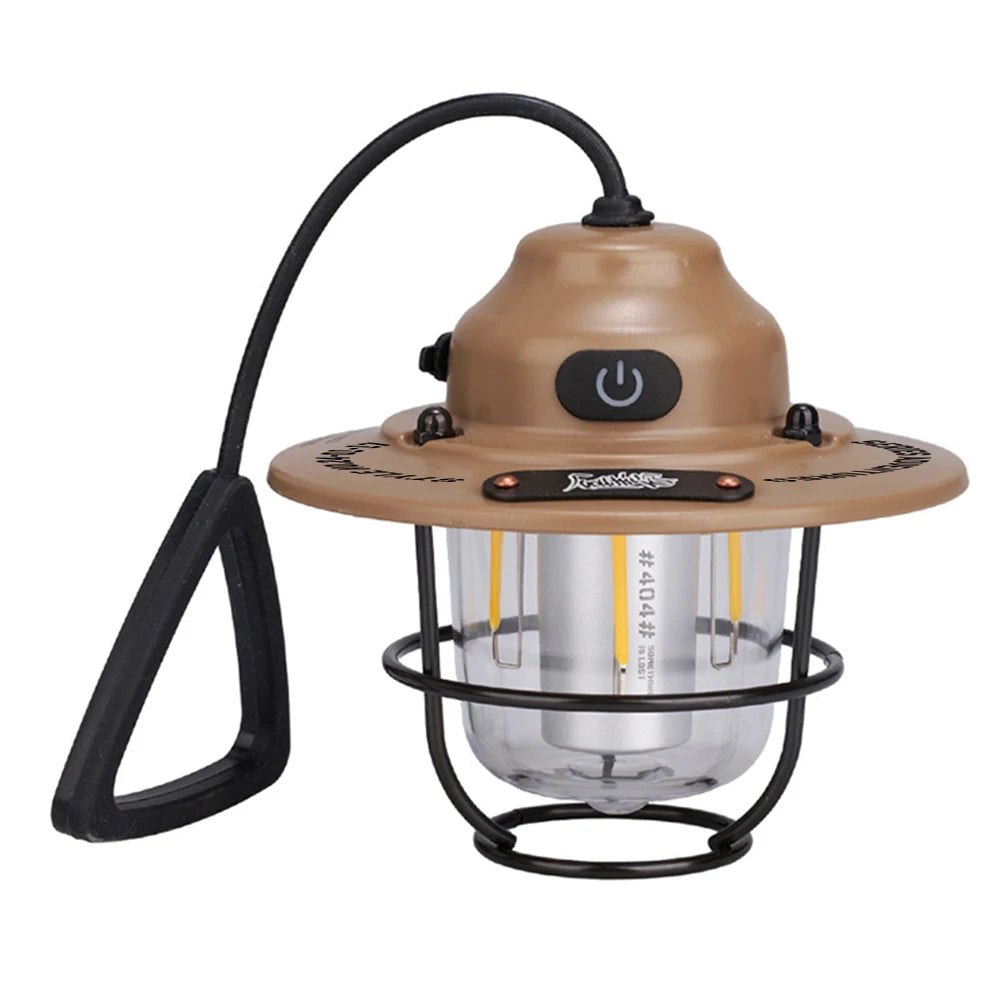 LED Camping Lantern Dimmable Emergency Lamp Type C Charging IPX4 4 Modes