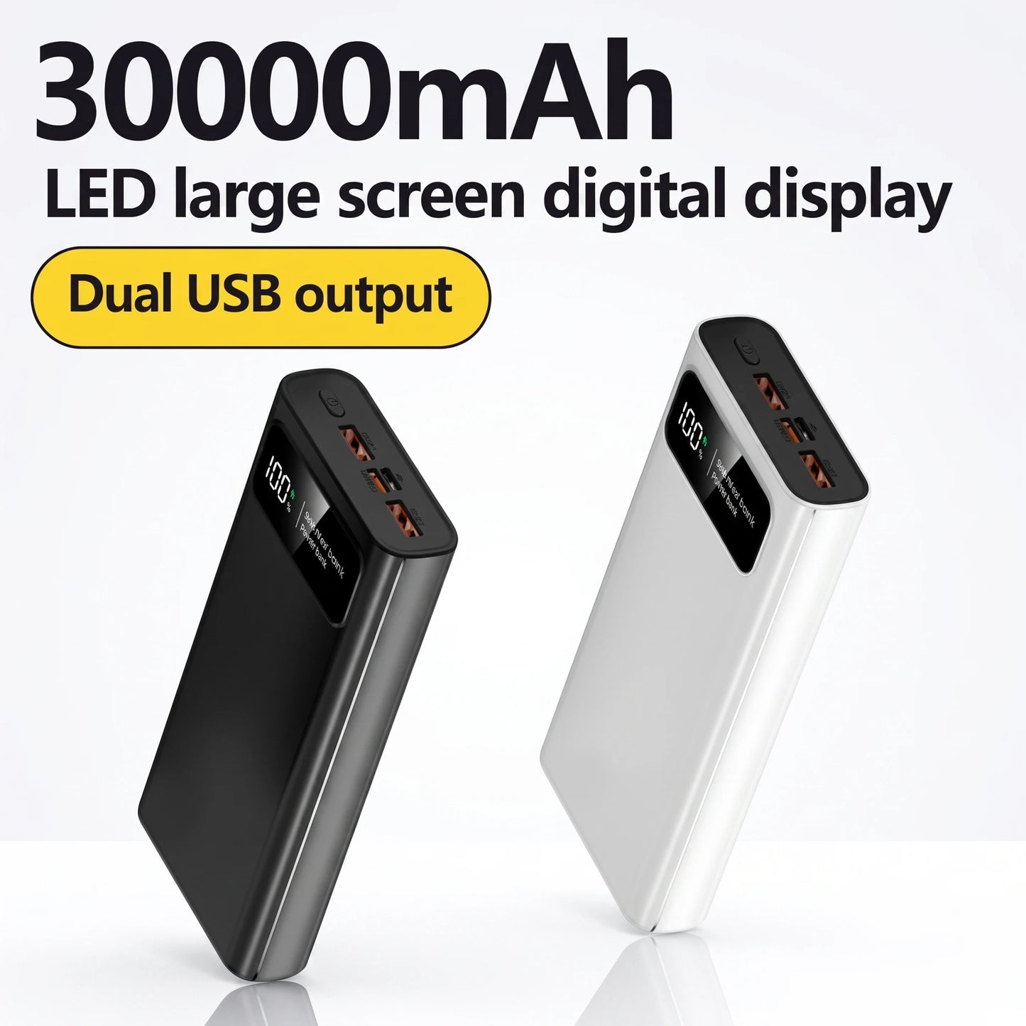 Hinne 30000mAh Power Bank 22.5W Fast Charge With LED Display