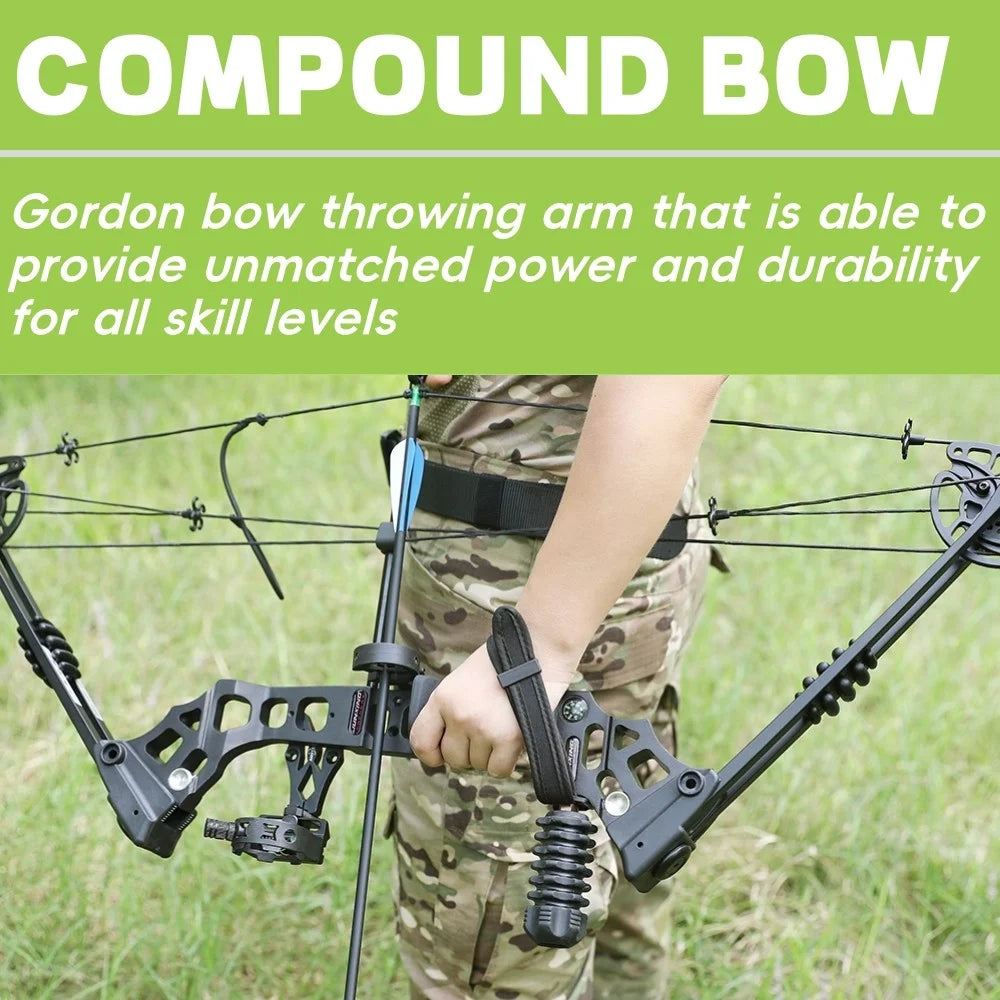 Adjustable Compound Bow With Spine 500 Arrows 20 To 70