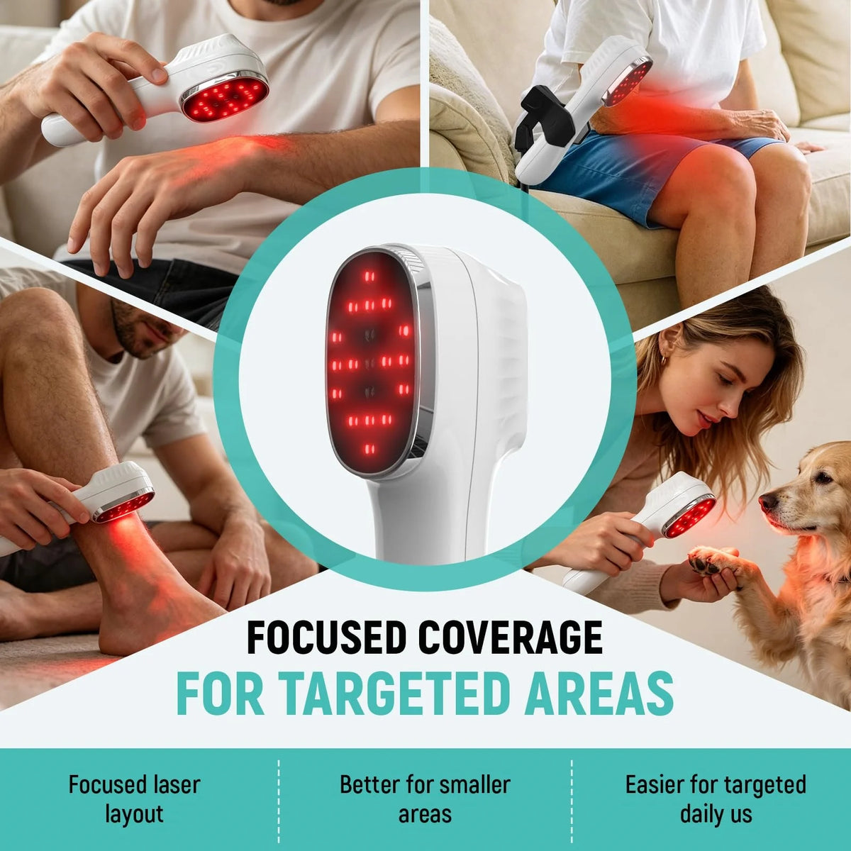 Handheld Pet Laser Therapy Device for Pain Relief and Recovery