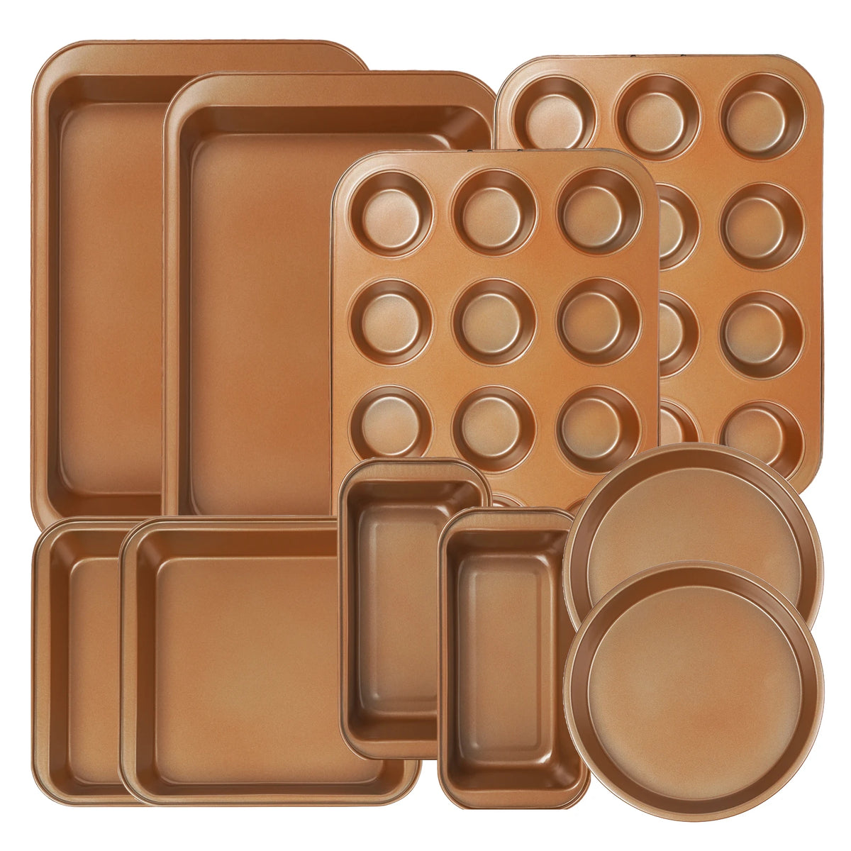 Oven Safe Nonstick Carbon Steel Bakeware Complete Baking Set