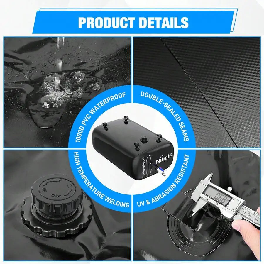 Nilight Water Storage Bladder for RV and Truck Use