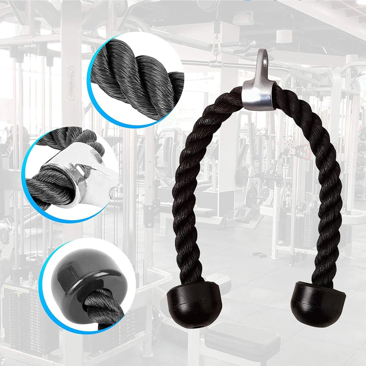 MARSAFIT Wall Mounted Cable Pulley System for Home Gym Training