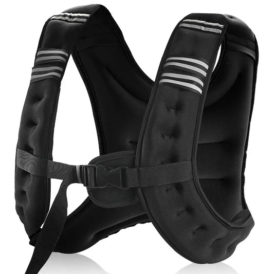 Reflective Weighted Vest for Running, Fitness, and Strength Training