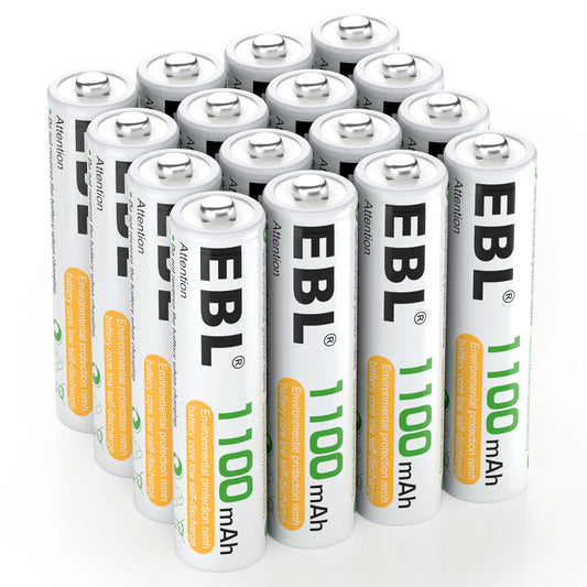 Ebl 1.2V Rechargeable NiMH Batteries 1100mAh High Performance