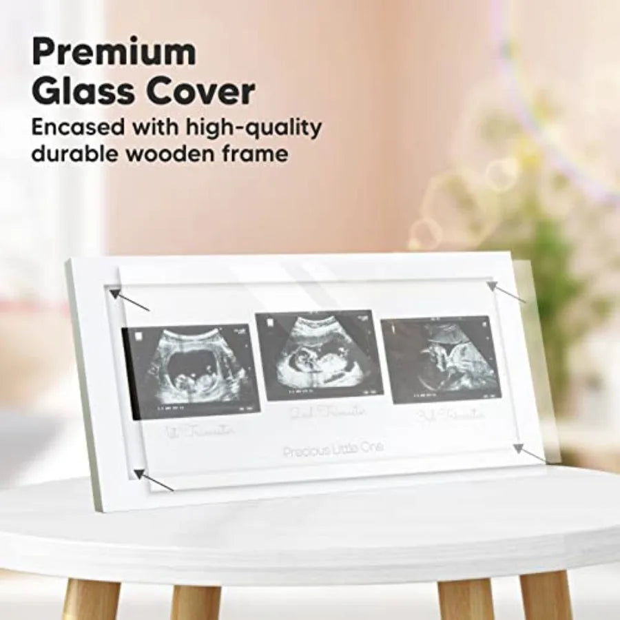 Baby Picture Frames - Ultrasound Picture Frames, First Time Mom Gift, Cute Pregnancy Reveal Photo Frame, Baby Gender Reveal Gif